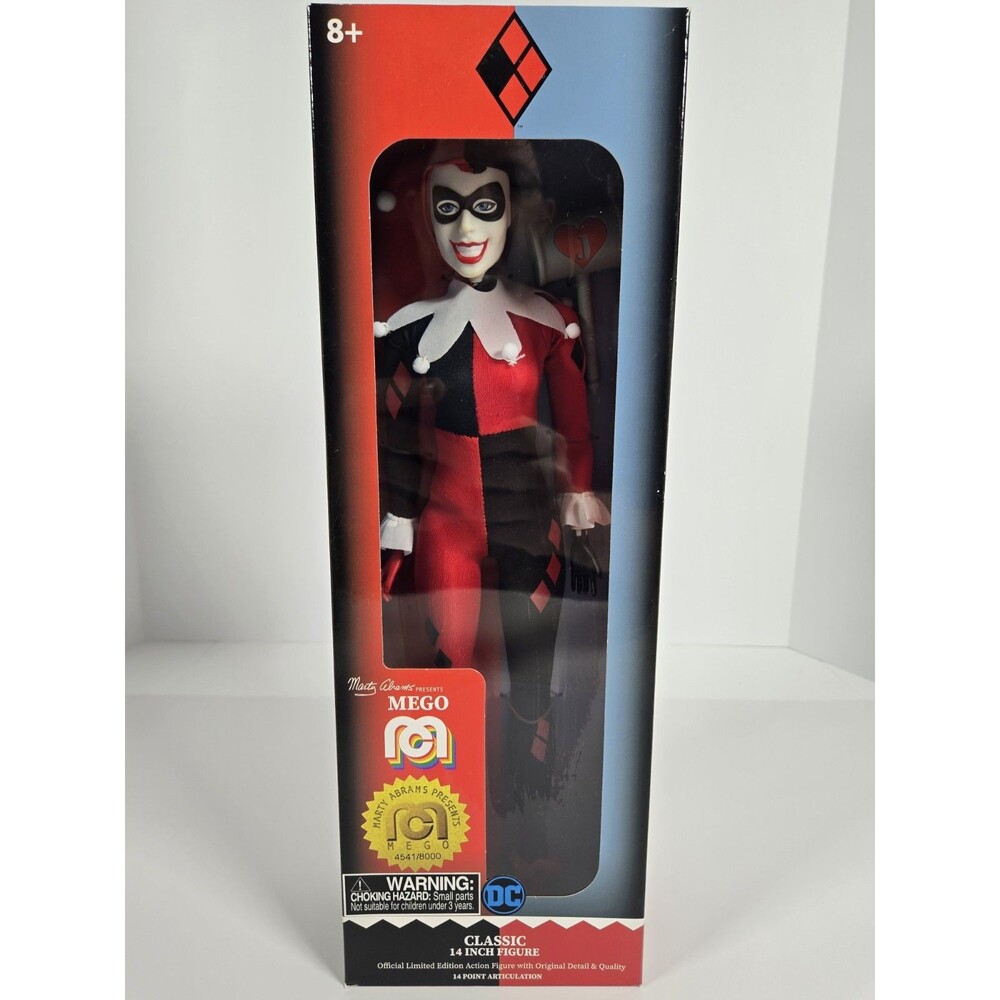 Mego Harley Quinn 14" Action Figure 2018 Limited Edition 4541/8000 DC